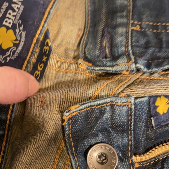 Lucky relaxed blue jeans 36x32 - Picture 3 of 4